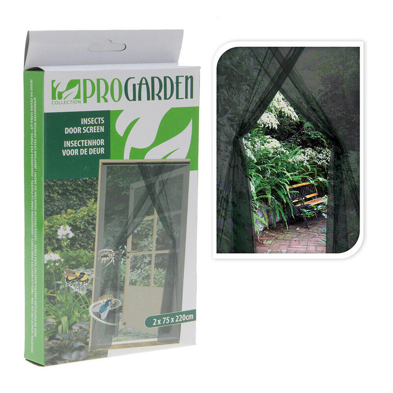 Pack De 4 Unidades - Mosquitera Economica Para Puertas 2 Piezas 2x75x220cm