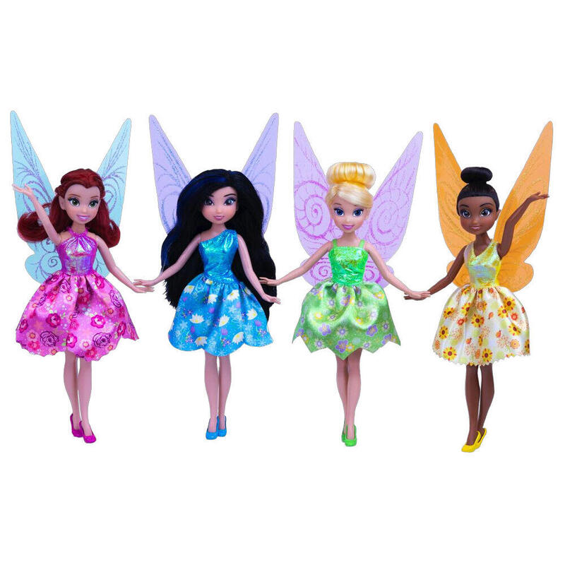 Pack De 4 Unidades - Muñeca Campanilla Disney Fairies 25cm Surtido