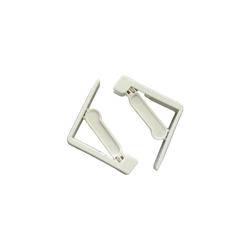 Pack De 4 Unidades - Pack 4 Sujetamanteles Ajustable Con Muelle Color Blanco