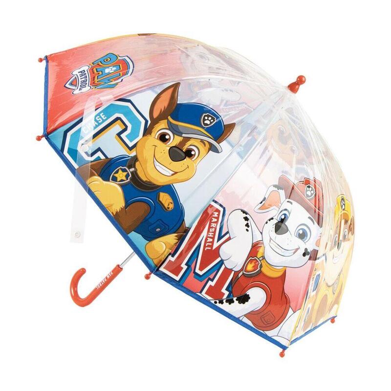 Pack De 4 Unidades - Paraguas Manual Poe Patrulla Canina Paw Patrol
