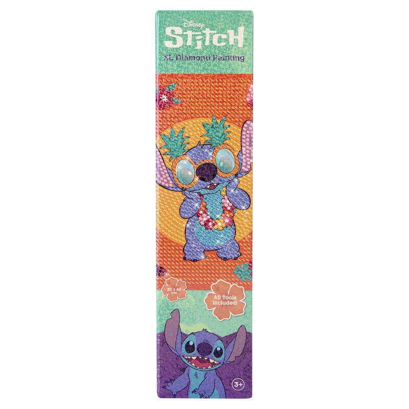Pack De 4 Unidades - Pinta Con Diamantes Stitch Disney