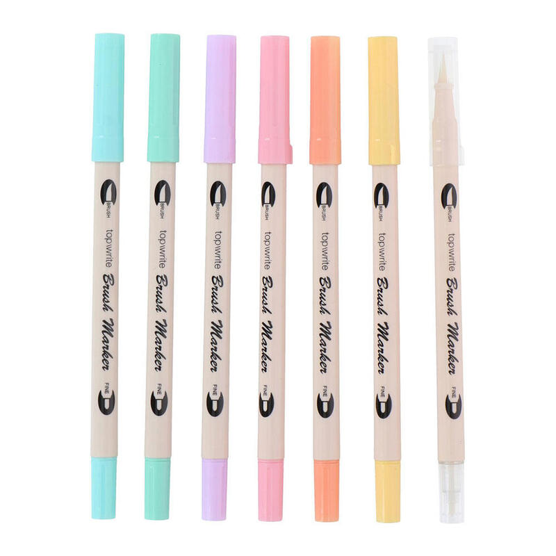 Pack De 4 Unidades - Rotuladores De Doble Punta Ø1,2 X 18,5 Cm, Colores Surtidos, 7 Uds