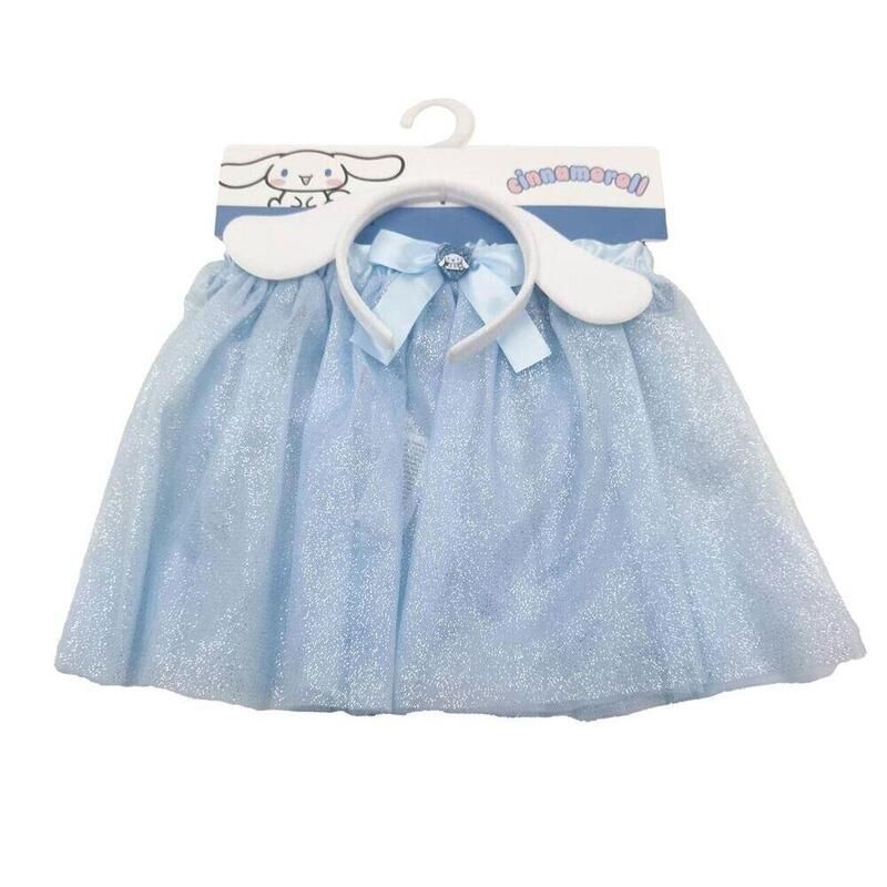 Pack De 4 Unidades - Set Diadema + Tutu Cinnamoroll Hello Kitty