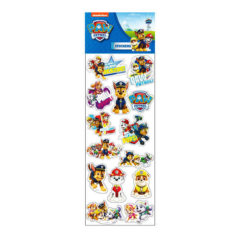 Pack De 45 Unidades - Stickers Relieve Patrulla Canina Paw Patrol