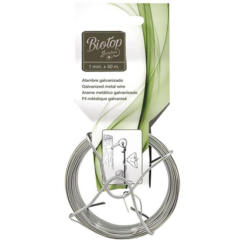 Pack De 5 Unidades - Alambre Metálico Galvanizado, Ø1 Mm X 50 M
