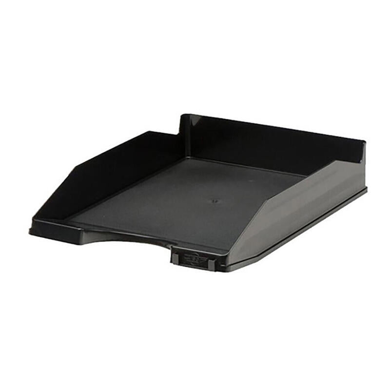 Pack De 5 Unidades - Bandeja Sobremesa Faibo 93 Negro Apilable 350 X 250 X 65 Mm