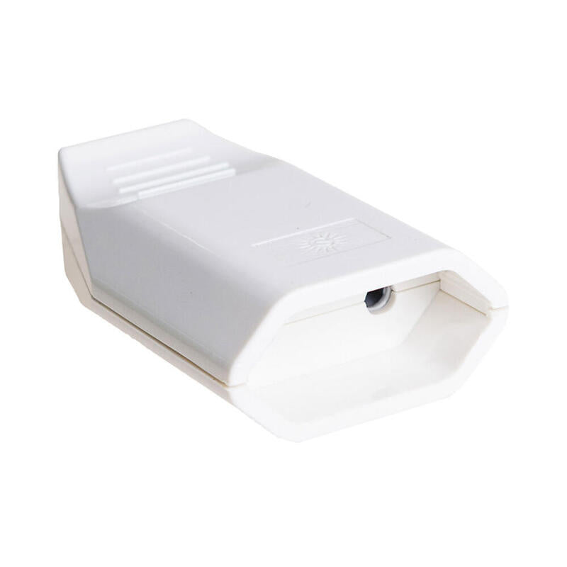 Pack De 5 Unidades - Base Aerea Con Faldón 10 A 250 V Blanca