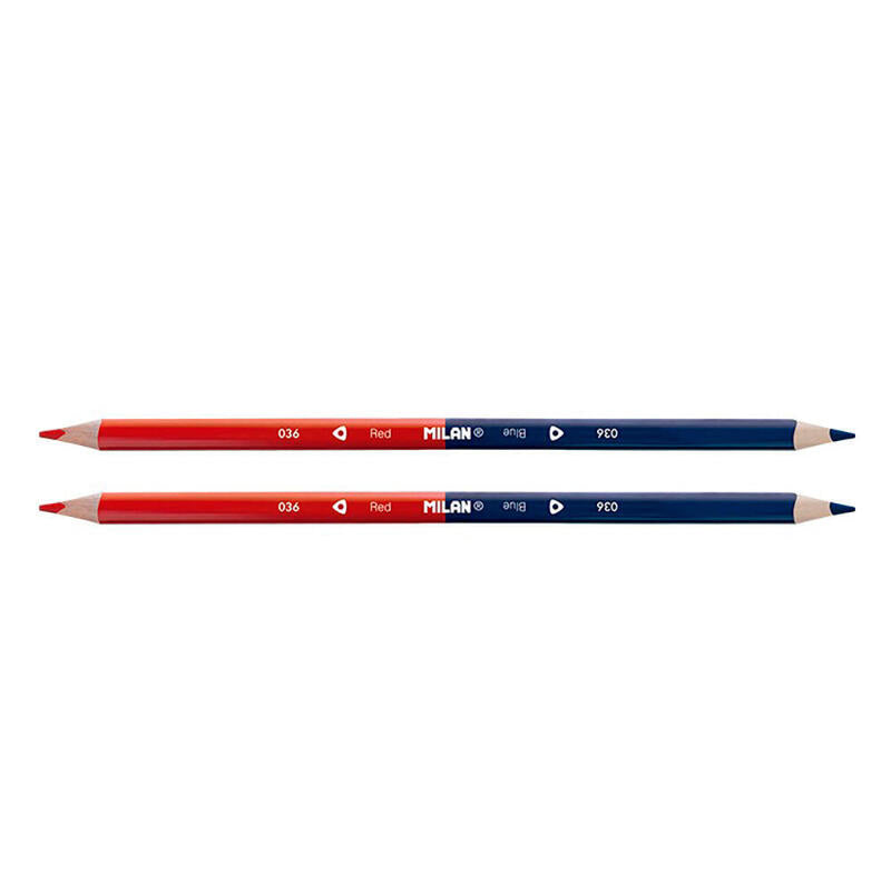 Pack De 5 Unidades - Blister Con 2 Lapices Bicolor