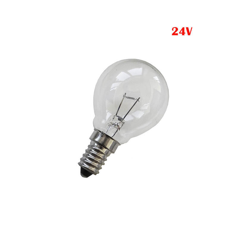 Pack De 5 Unidades - Bombilla Incandescente Esferica Clara 40w E14 24v
