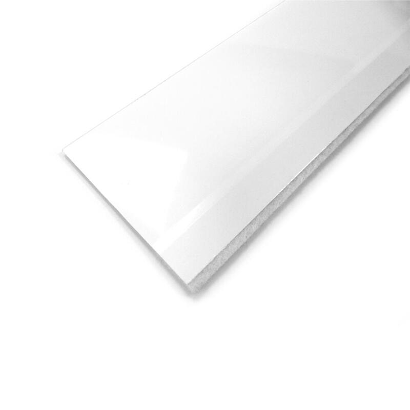 Pack De 5 Unidades - Burlete Bajo Puerta Flexible Blanco Con Fieltro 1 M