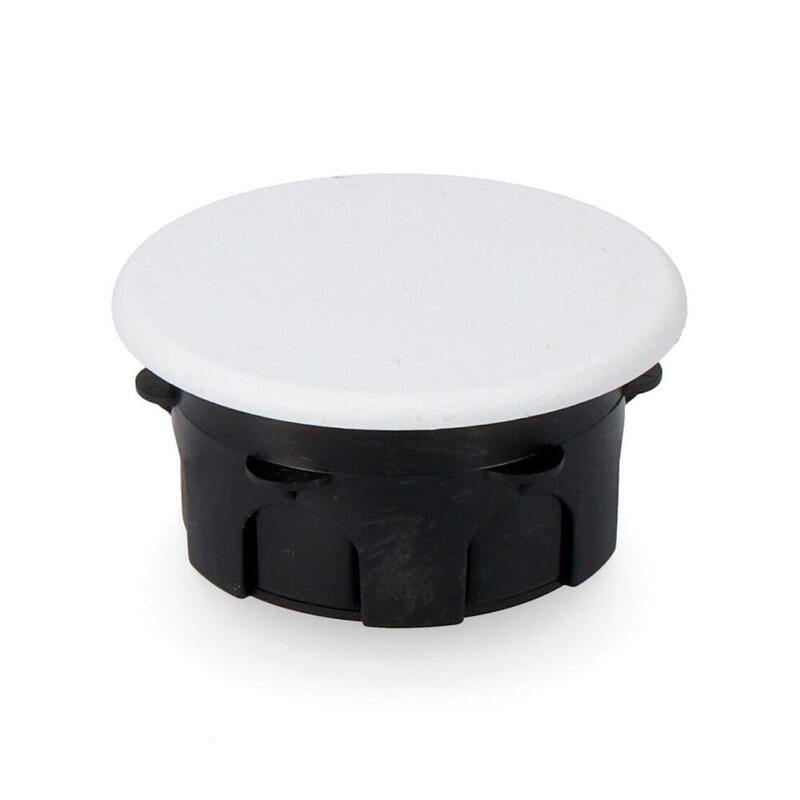 Pack De 5 Unidades - Caja Redonda De Empotrar Ø60x40mm Con Garra De Plástico