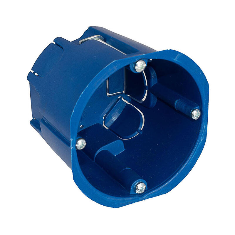 Pack De 5 Unidades - Caja Universal Para Mecanismos En Tabique Hueco. Azul. Solera 5625a.