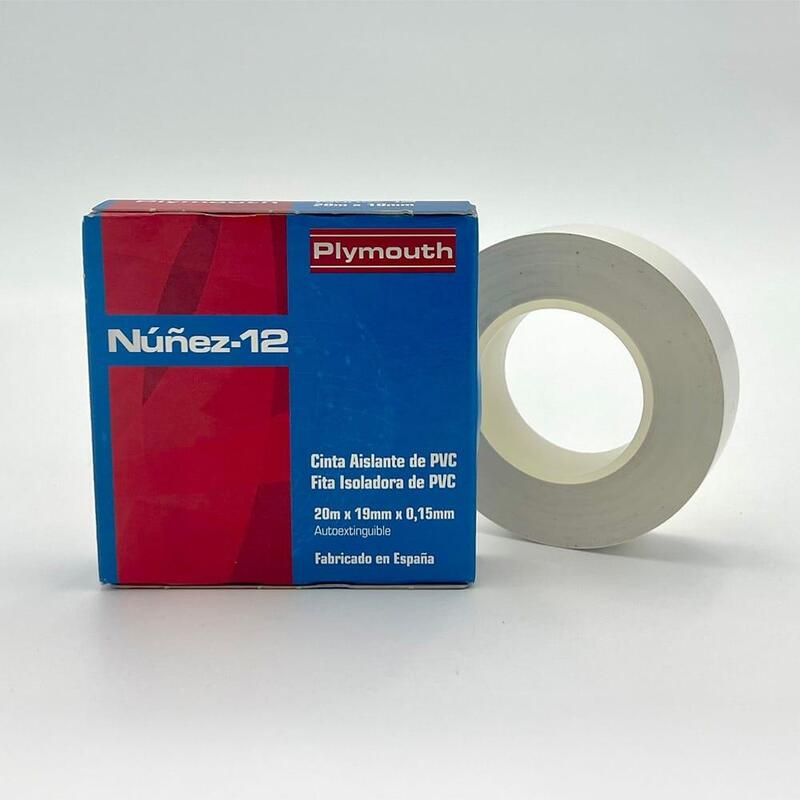 Pack De 5 Unidades - Cinta Aislante Pvc Blanca Alta Adhesión 20 M X 25 Mm X 0,15 Mm