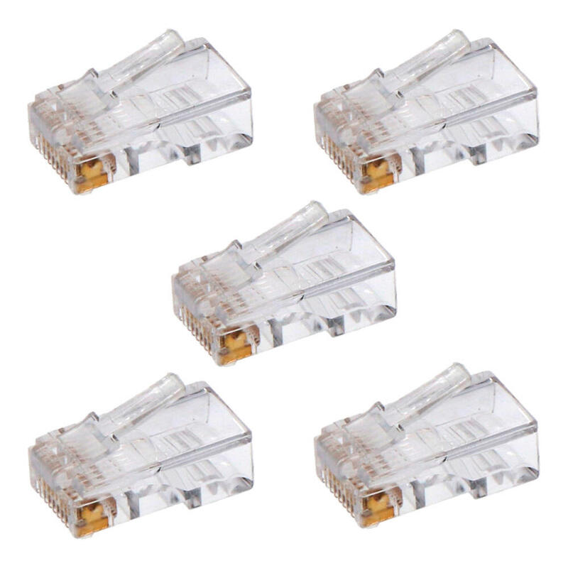Pack De 5 Unidades - Clavija Telefono 8 Vias Adsl Envasadas Cat.5 (5 Unid.)