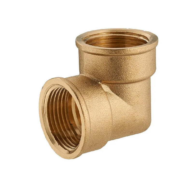 Pack De 5 Unidades - Codo Hembra 90 1/2" X 15 Mm Latón