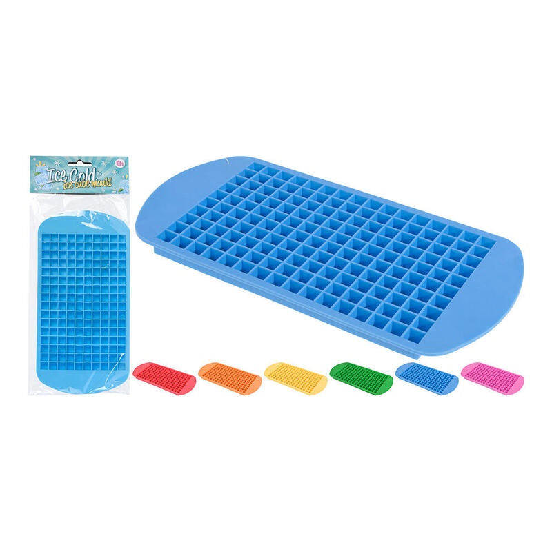 Pack De 5 Unidades - Cubitera Especial Para Picar Hielo Colores Surtidos 160 Cubitos