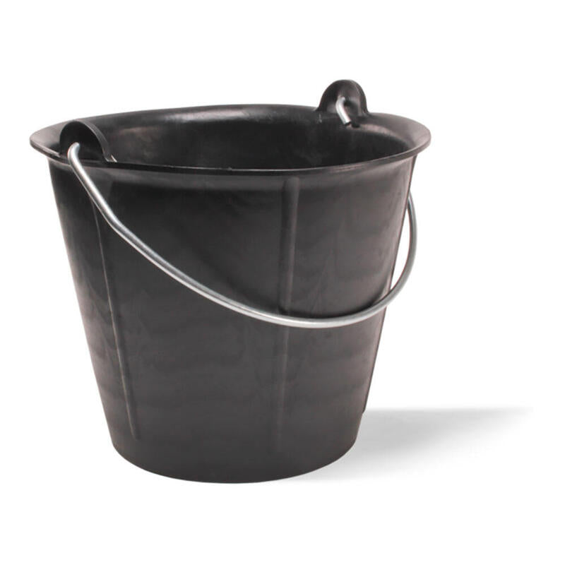 Pack De 5 Unidades - Cubo Plástico De Obra Graduado (12l) 88776 Rubi