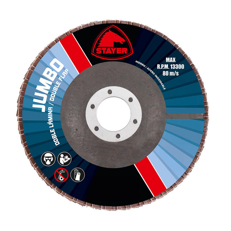 Pack De 5 Unidades - Disco Doble Lamina Procer 115 Mm Grano 60