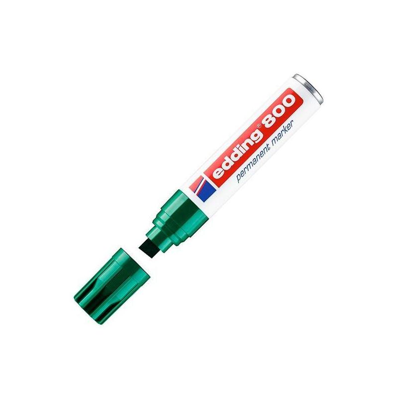 Pack De 5 Unidades Edding Marcador Permanente 800 Verde