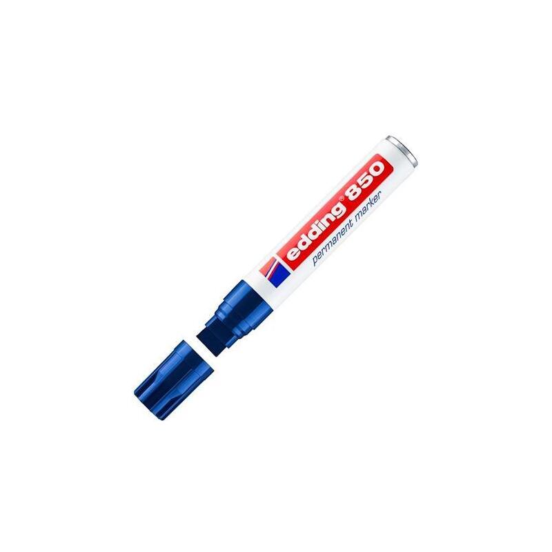 Pack De 5 Unidades Edding Marcador Permanente 850 Azul