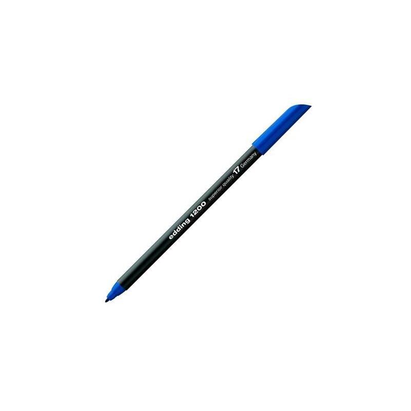 Pack De 5 Unidades Edding Rotulador Punta De Fibra 1200 Azul Acero
