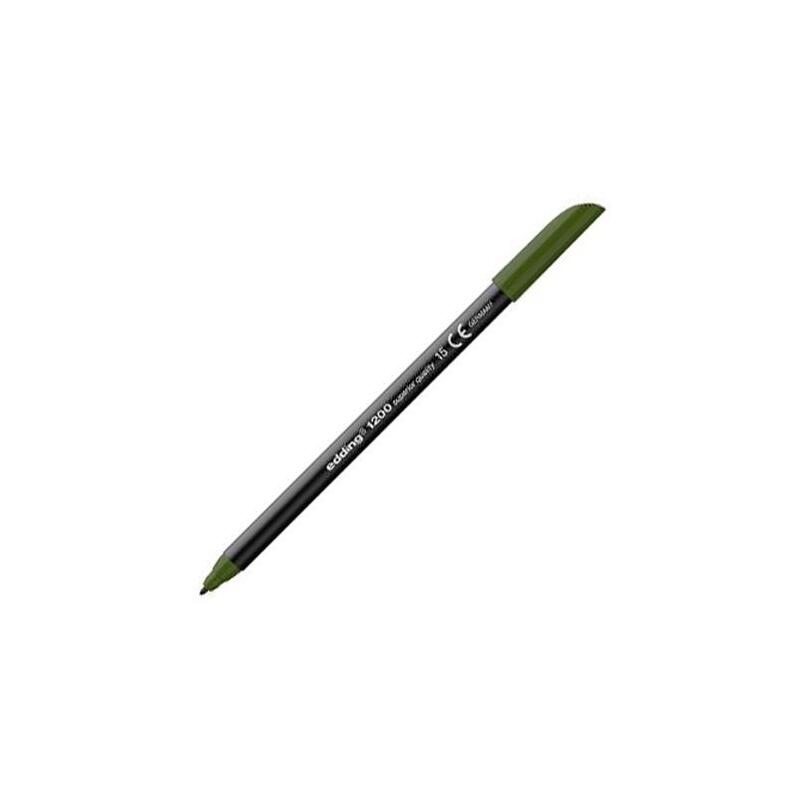 Pack De 5 Unidades Edding Rotulador Punta De Fibra 1200 Verde Oliva