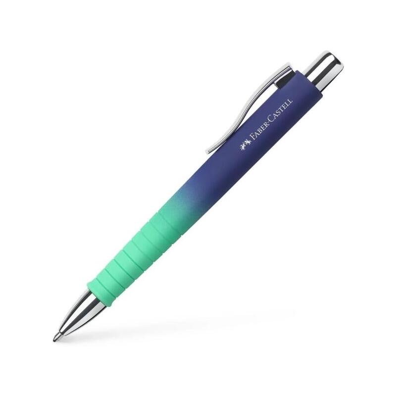 Pack De 5 Unidades Faber-Castell Poly Ball Flow Edition Buzzing Blue Boligrafo Retractil Xb - Forma Triangular