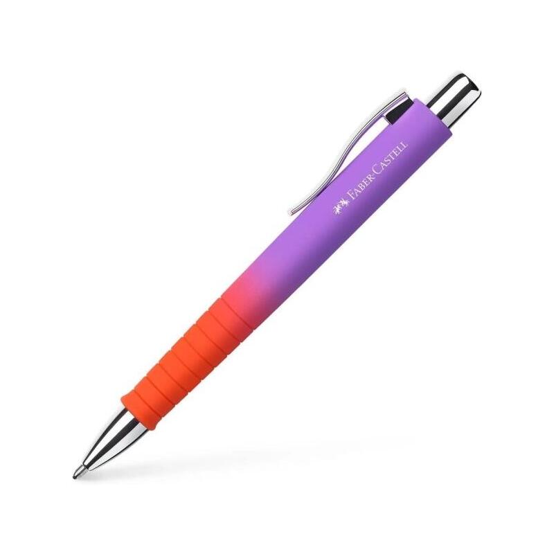 Pack De 5 Unidades Faber-Castell Poly Ball Flow Edition Punchy Melon Boligrafo Retractil Xb - Forma Triangular