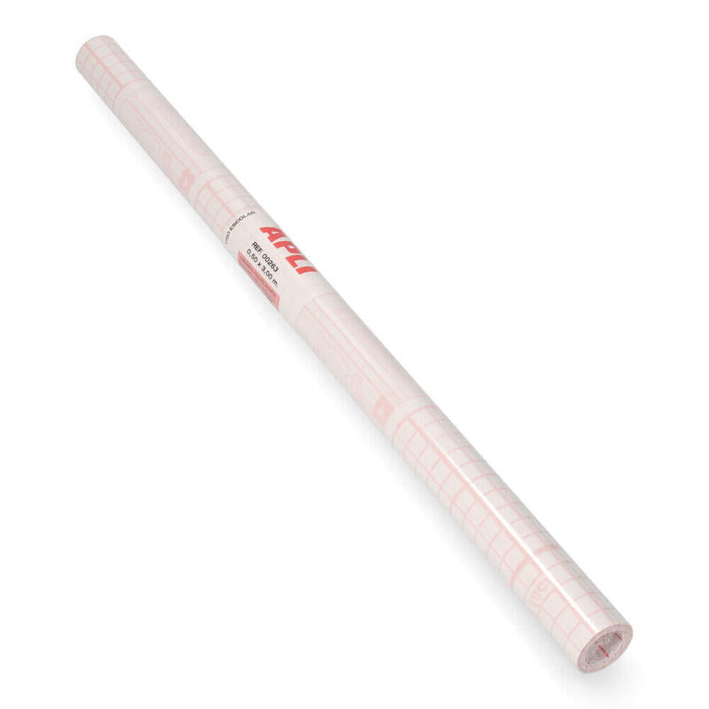 Pack De 5 Unidades - Forro Para Libros Reposicionable Apli 3x0,5m En Rollo 50 Micras