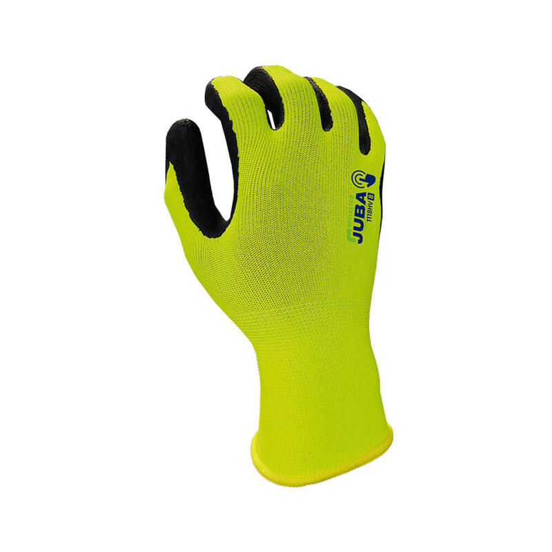 Pack De 5 Unidades - Guante Eco-Nit Foam Dorso Alta Visib. T6. Juba