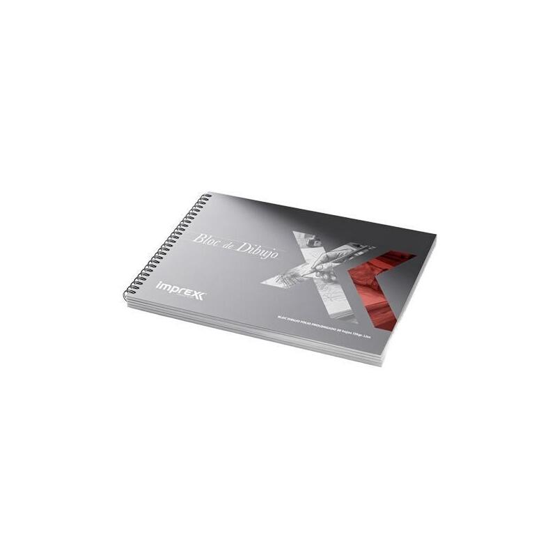 Pack De 5 Unidades Imprex Bloc De Dibujo Folio Prolongado 20h 135gr Liso