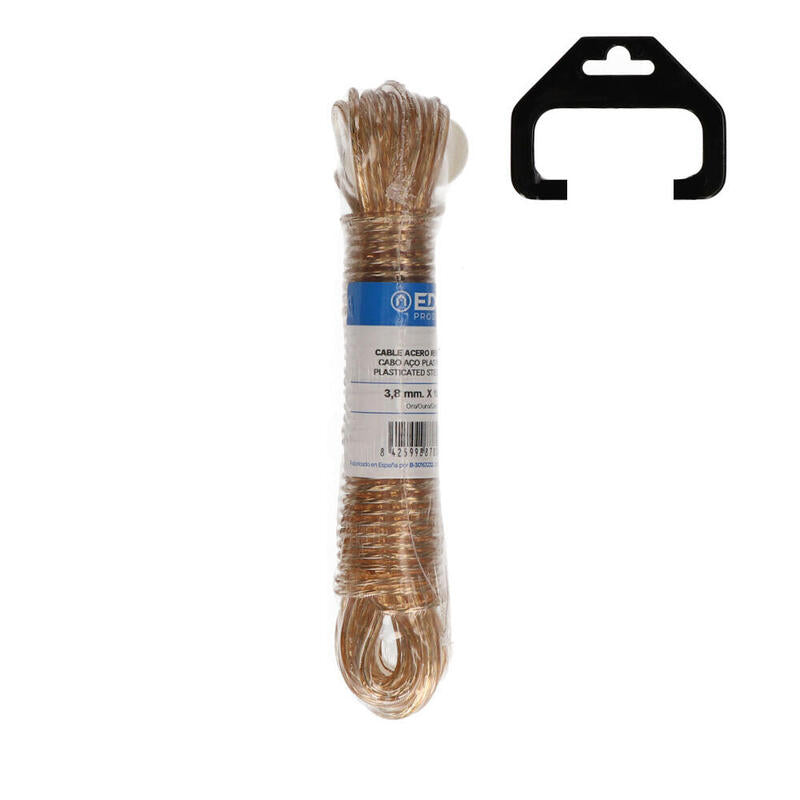 Pack De 5 Unidades - Madeja Cable Acero Plastificado 10m Oro Edm