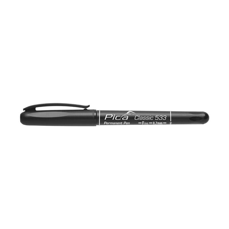 Pack De 5 Unidades - Marcador Permanente Classic Fina Negro