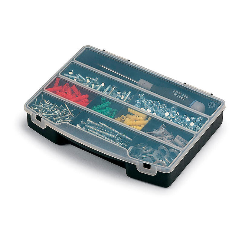 Pack De 5 Unidades - Organizador De Compartimento Con Tapa 10 Divisiones Fijas 24,5 X 18 X 4 Cm