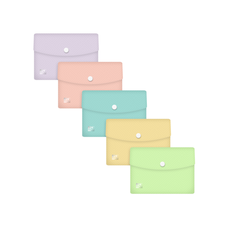 Pack De 5 Unidades Oxford Broche Oxfurban A6 Pp Tr Past Std - Resistente Y Duradero - Tamaño A6 - Ideal Para Organizar