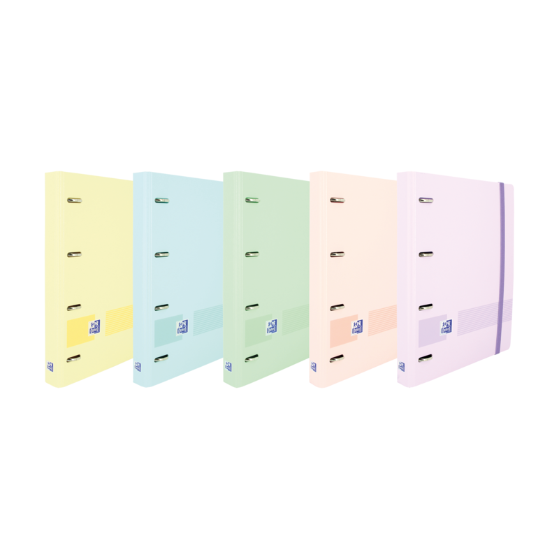 Pack De 5 Unidades Oxford Ebind Oxfl&G Cuaderno A5+ Tapa Pastel+R5 Puntos Pastel - Papel De Alta Calidad - Tamaño A5+ -