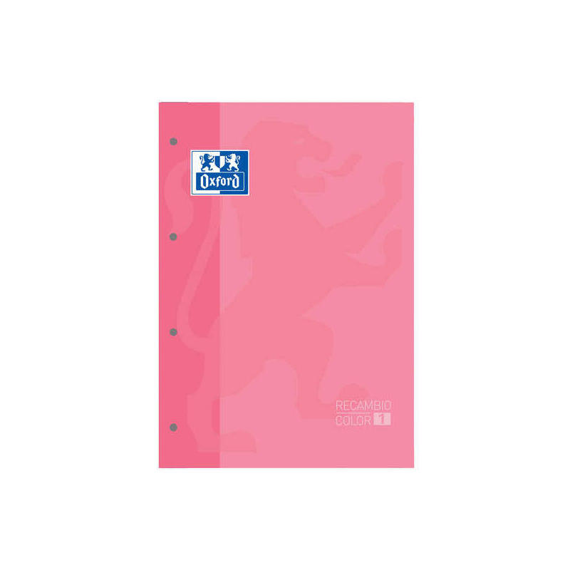 Pack De 5 Unidades Oxford School Classic Cuaderno De Recambio - Tamaño A4 - Tapa Blanda - Encolado - Cuadricula 5x5 -