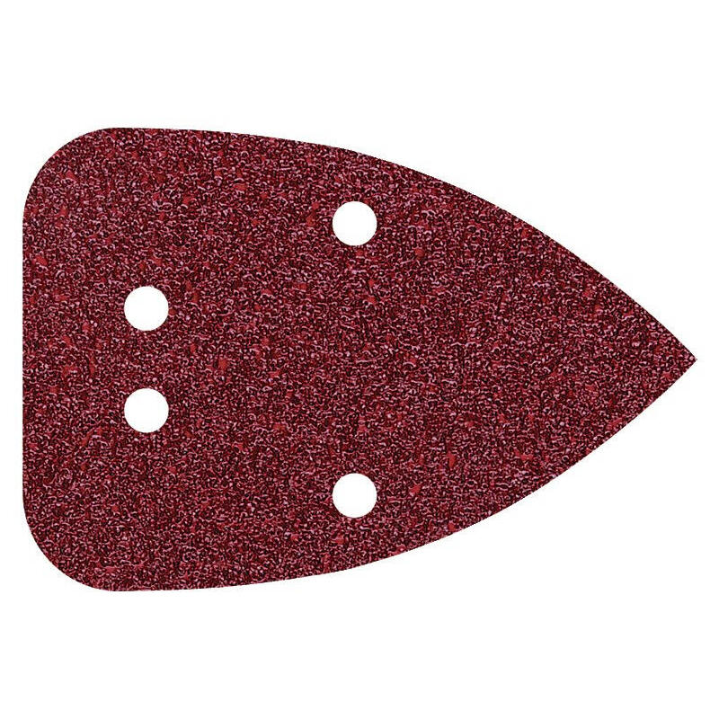 Pack De 5 Unidades Pack 10 Hojas De Lijar Adhesivas , Corindón Grano 80 Perforadas 96x136mm 1757000 Wolfcraft