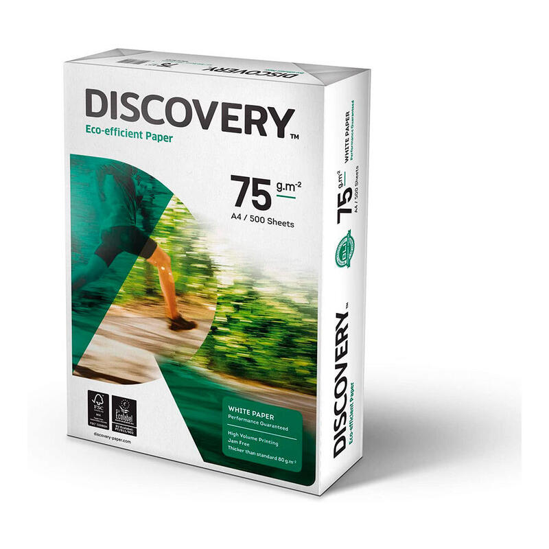 Pack De 5 Unidades - Pack Con 500 Hojas De Papel Multifunción Discovery Dina4 75g
