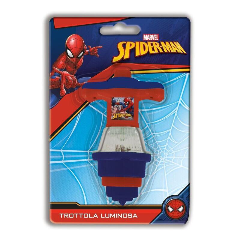 Pack De 5 Unidades - Peonza Luminosa Spiderman Marvel
