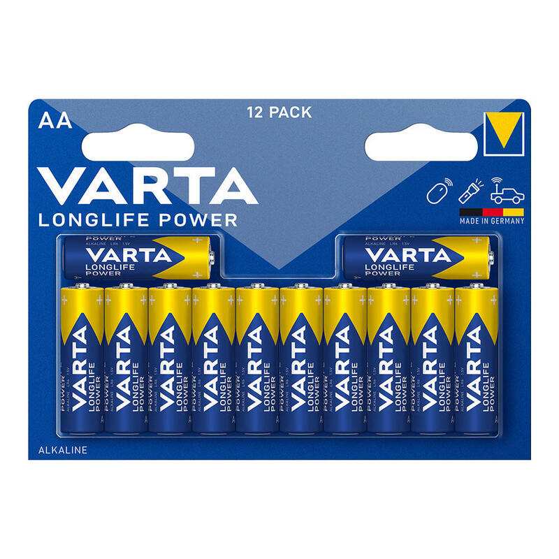 Pack De 5 Unidades - Pila Alkalina Longlife Power Aa - Lr06 (Blister 8+4 Uds) Ø14,5 X 50,5 Mm