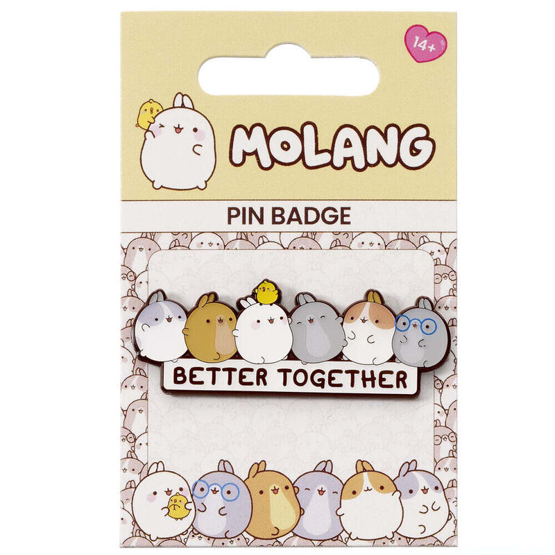 Pack De 5 Unidades - Pin Mejor Juntos Molang