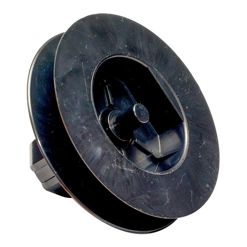 Pack De 5 Unidades - Polea Plastico Espiga Pr21 Negro Para Rodamiento Cinta 18 Mm