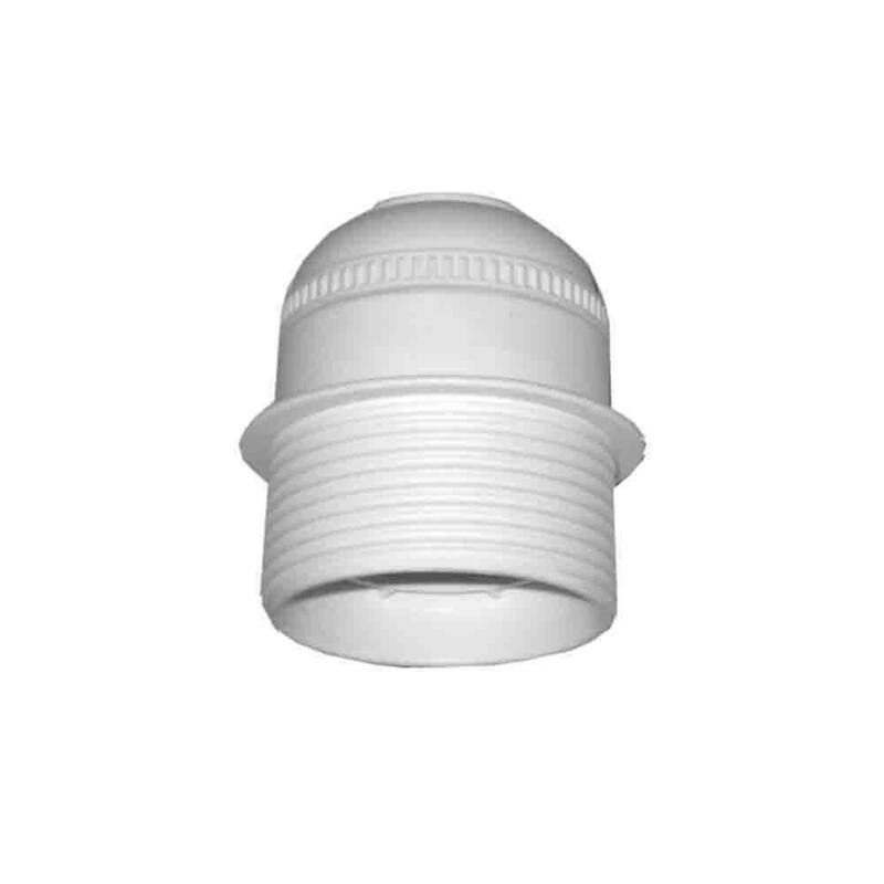 Pack De 5 Unidades - Portalamparas Semi-Roscado Blanco E27 Solera 6829ctb