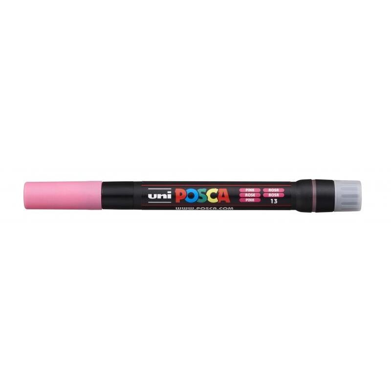 Pack De 5 Unidades Posca Pcf-350 Marcador De Pintura - Punta Acrilica Estilo Pincel - Base Al Agua - No Permanente -