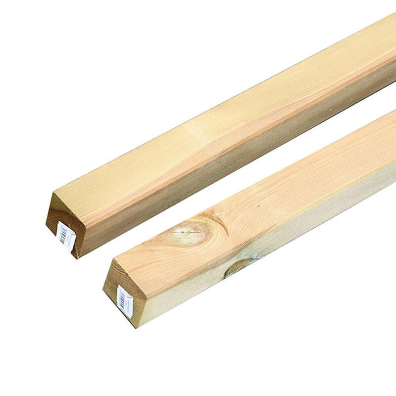 Pack De 5 Unidades - Poste De Madera 9x9x100cm Fsc100% 3066 Faura