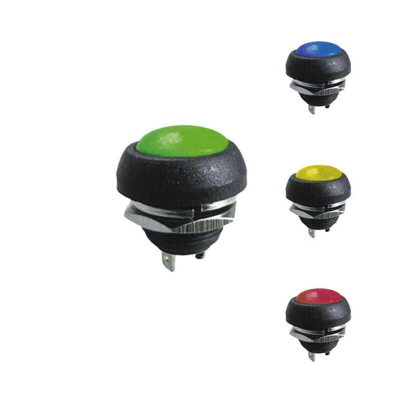 Pack De 5 Unidades - Pulsador Corto 1a 250v Colores Surtidos