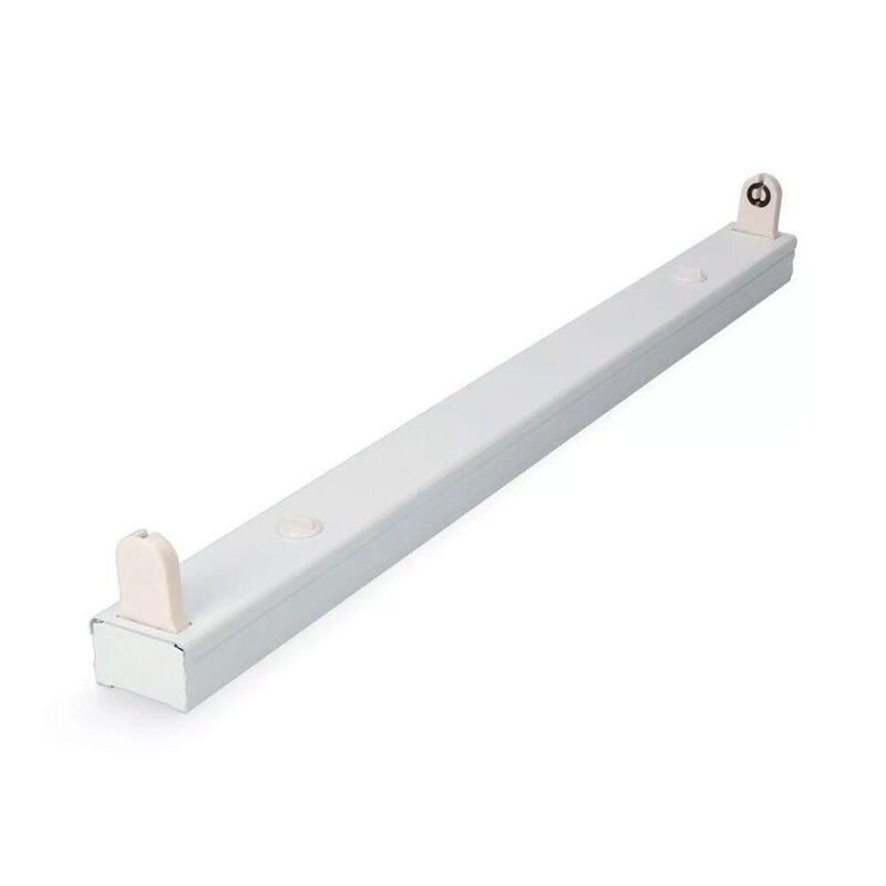 Pack De 5 Unidades - Regleta T8 Especial Para Tubo Led De 150 Cm, Blanca,1540 X 34 X 16 Mm