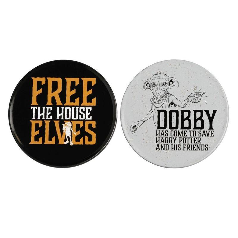 Pack De 5 Unidades - Set 2 Posavasos Dobby Harry Potter