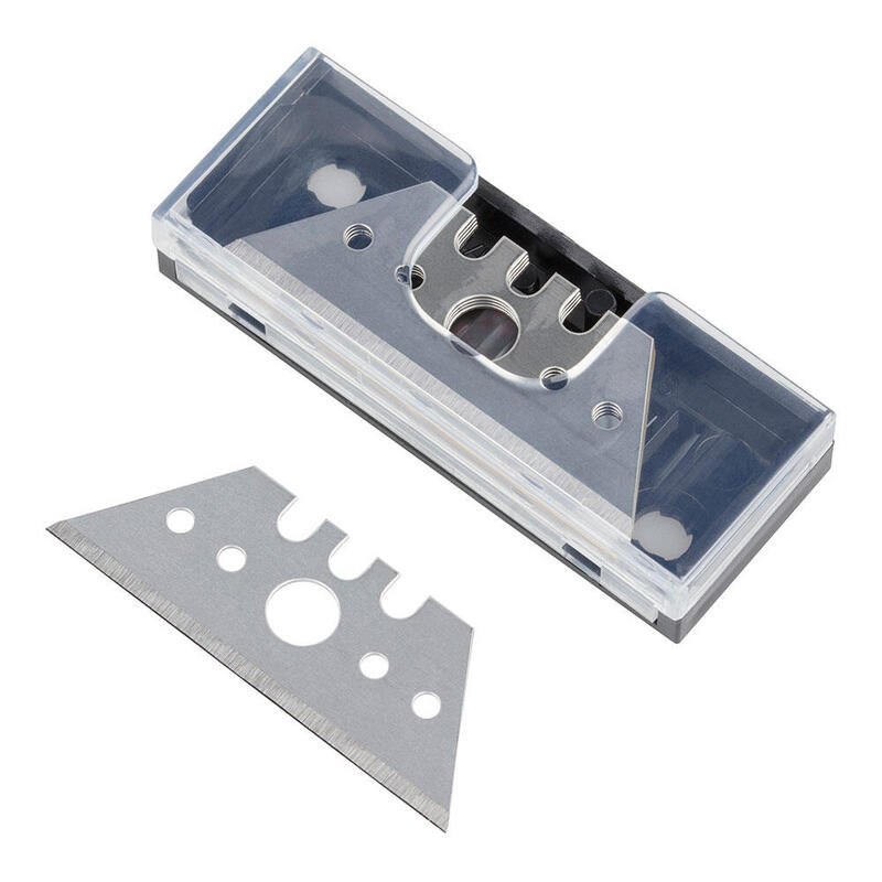 Pack De 5 Unidades - Set 5 Cuchillas Trapezoidales Profesionales De 0,65x52mm 4186000 Wolfcraft